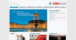 Desktop Screenshot of cdu-region-stuttgart.de